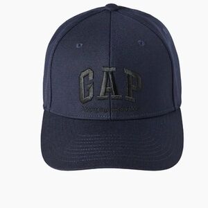GAP x Victoria Beckham Navy Logo Baseball Cap